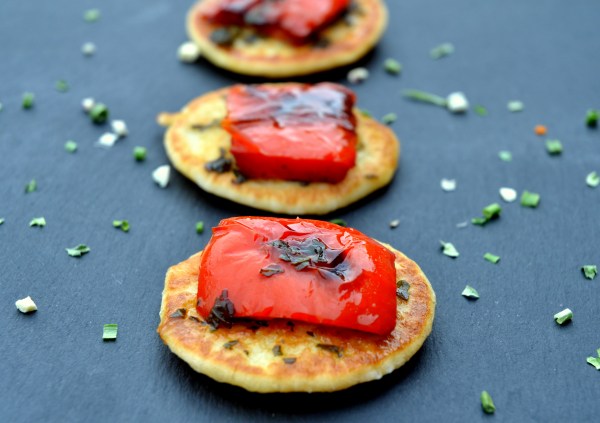 -Blinis Basilic/Poivron-